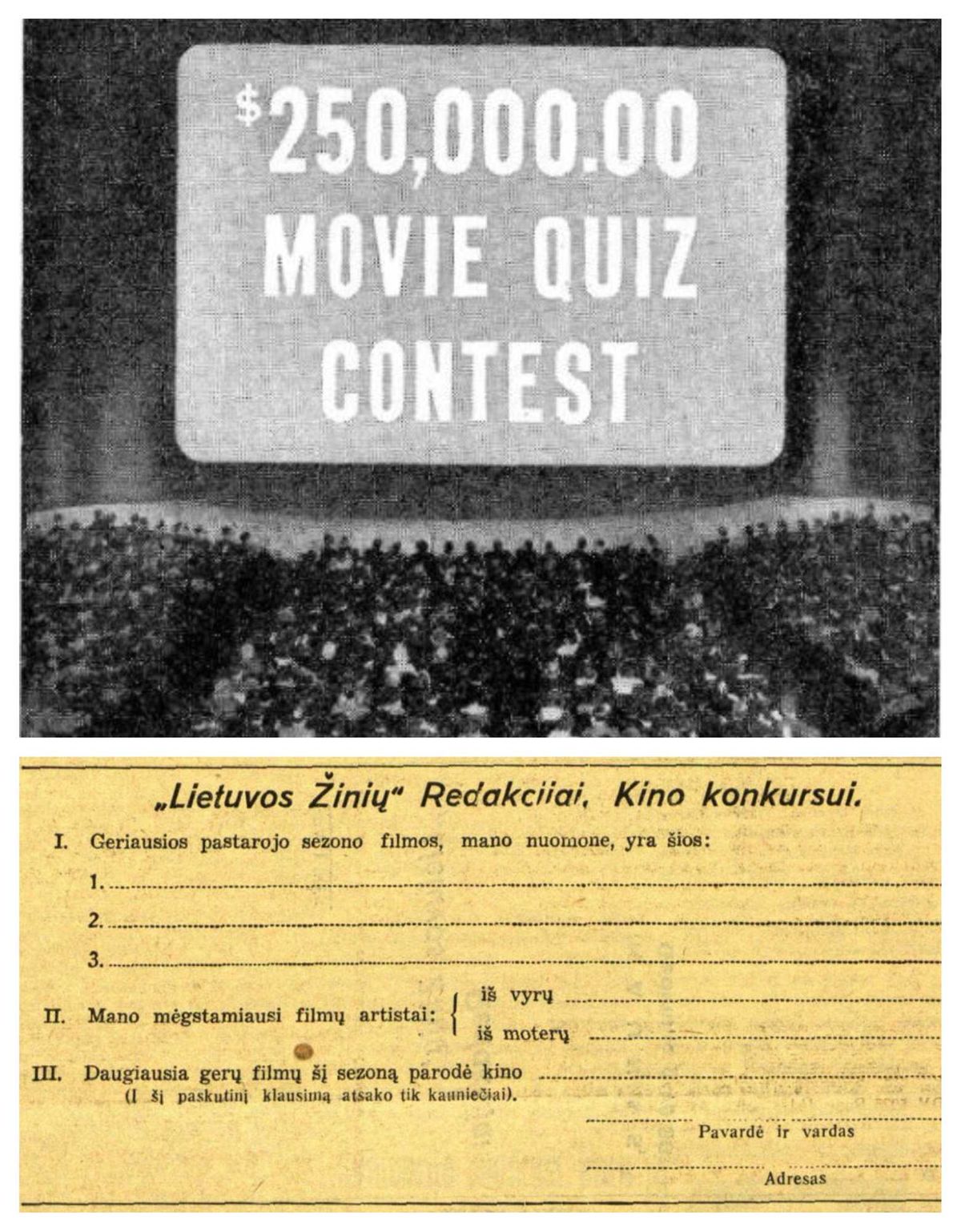 Movie Contests